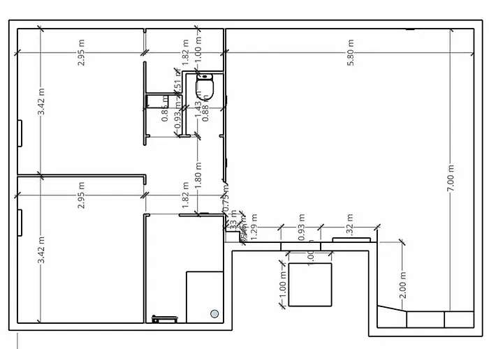 Spacious 65 M2 - Center - *